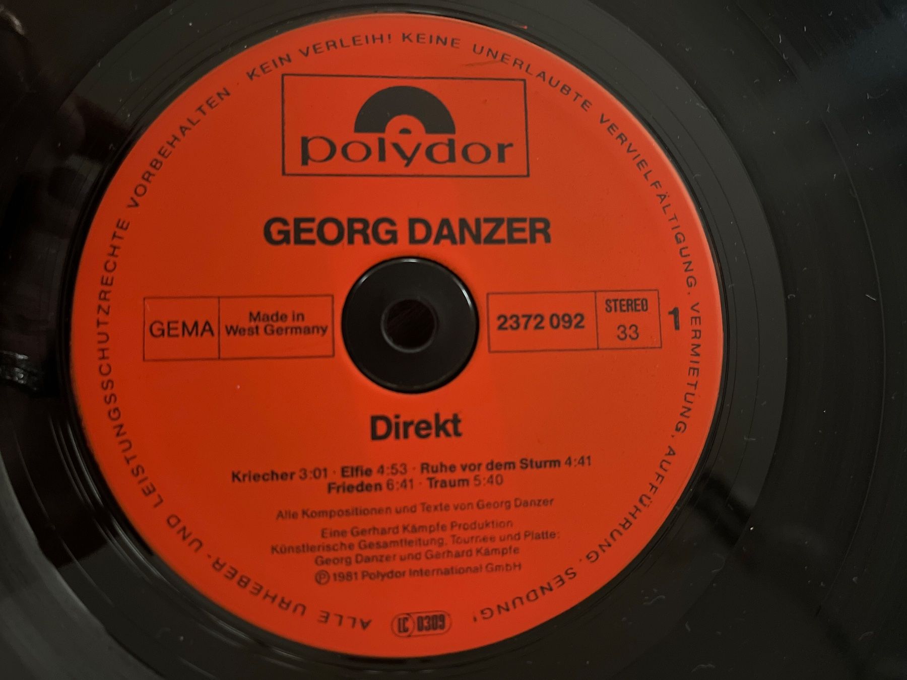 Dischi in vinile: A299/Georg Danzer - Direkt – Usato da Frutigen venduto da Philippe_jsp 2