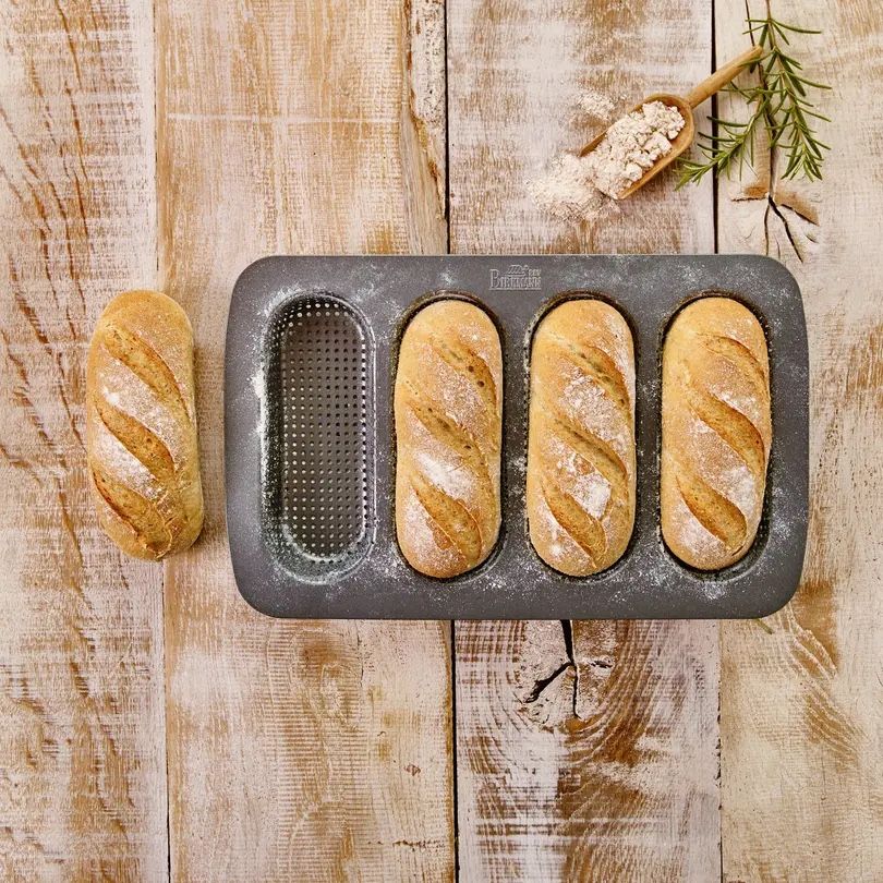 Teglie da forno: Birkmann Backform für 4 Baguette – Usato da Dübendorf venduto da lilmissprincess 1