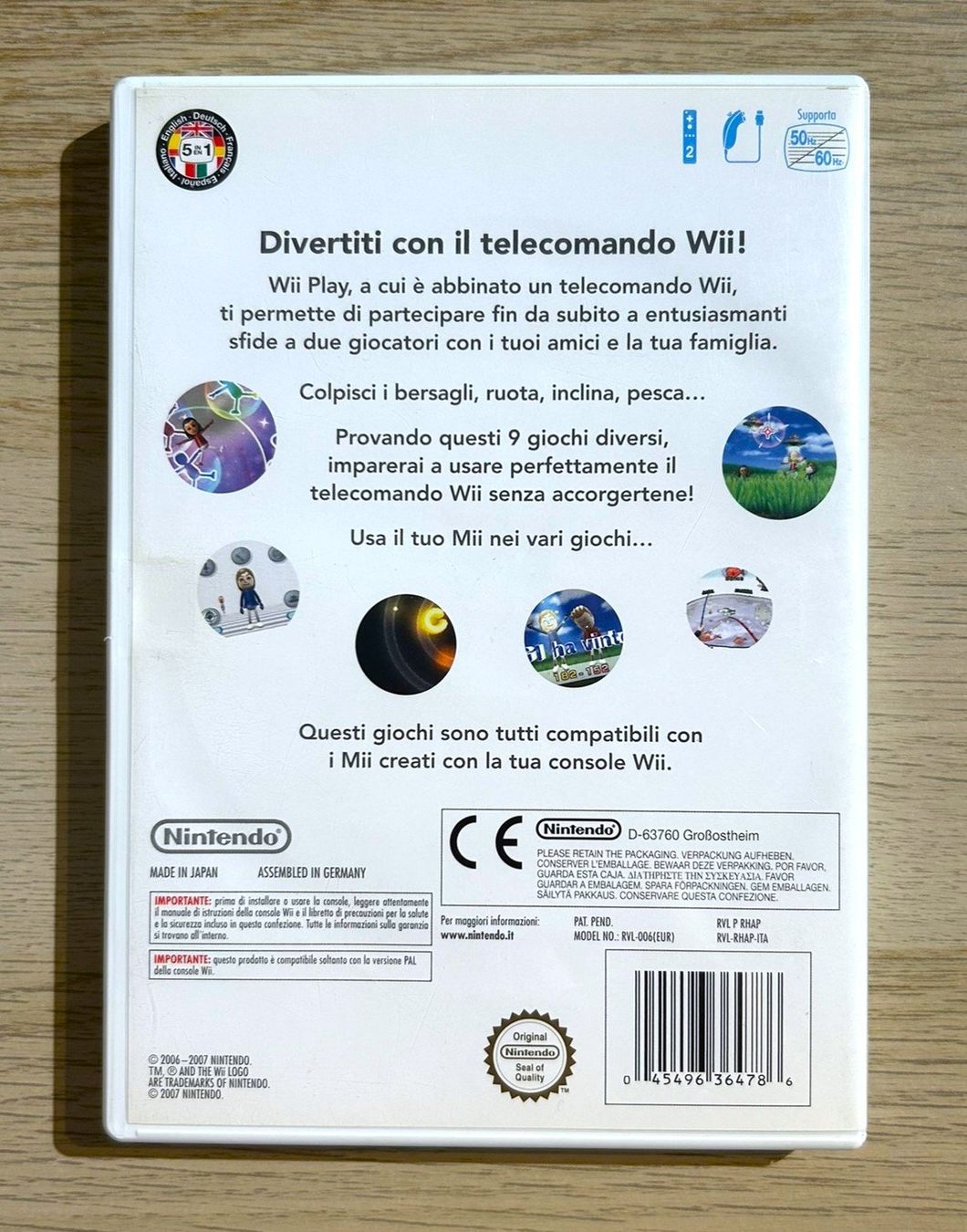 Nintendo Giochi: Wii Play Nintendo Wii – Usato da St. Gallen venduto da Alpine.Arcade 1