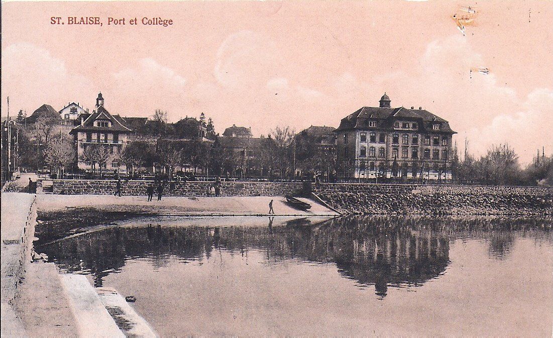 Cartes postales: ST. BLAISE, port et collège – Neuf (Voir description) à Les Verrières par Scampi0