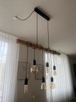 Pendellampe mit 6 Glühbirnen, neuwertig