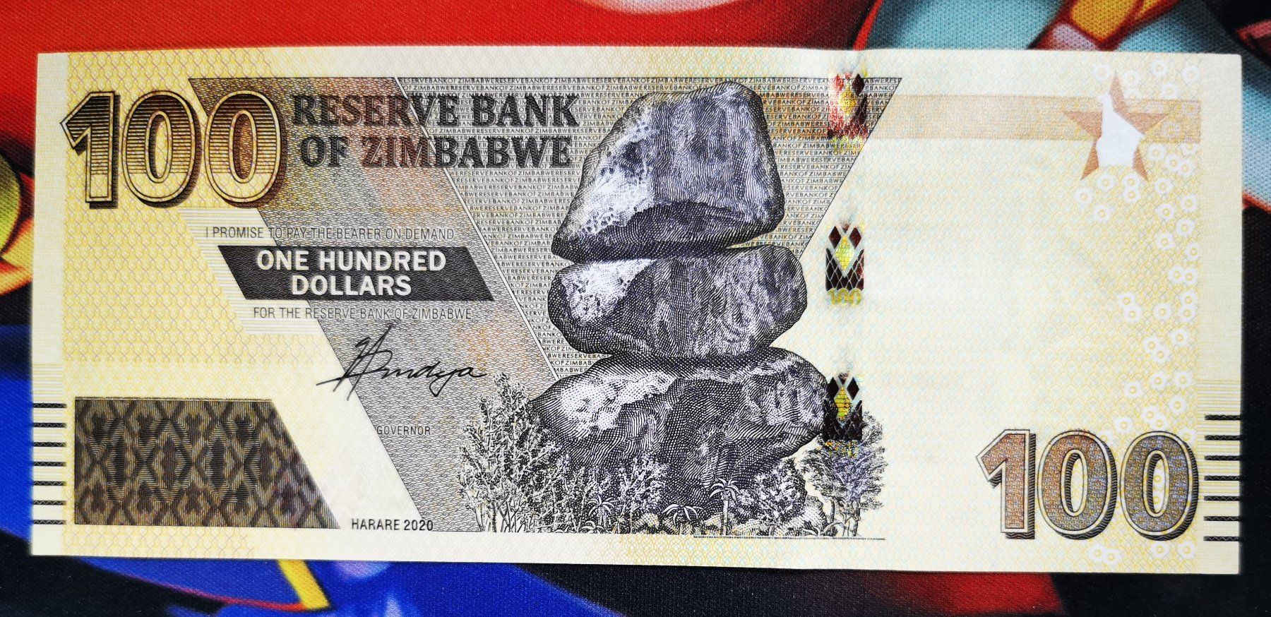 Banconote: Zimbabwe 100 Dollars Serie AA UNC – Nuovo (secondo la descrizione) da Cousset venduto da Patricio77 1