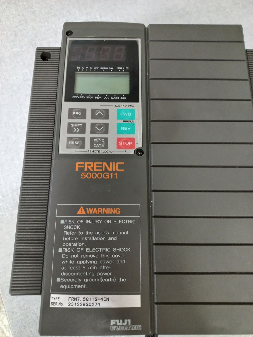 Convertitori: Frequenzumrichter 7.5kw FU – Usato da Thun venduto da Hukk2020