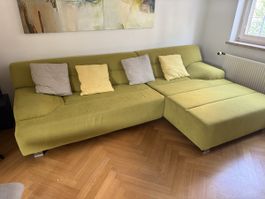 Ecksofa grün Stoff gute Zustand