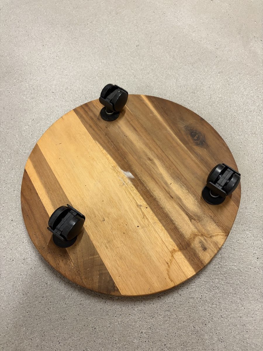 Altro: Pflanzenroller Holz rund mit Rollen – Usato da Wettingen venduto da BAG4478 1