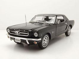 Ford Mustang Coupé 1964-1966 schwarz          1:18 von Welly