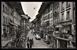 AK Thun, Hauptgasse mit Cafe Münger