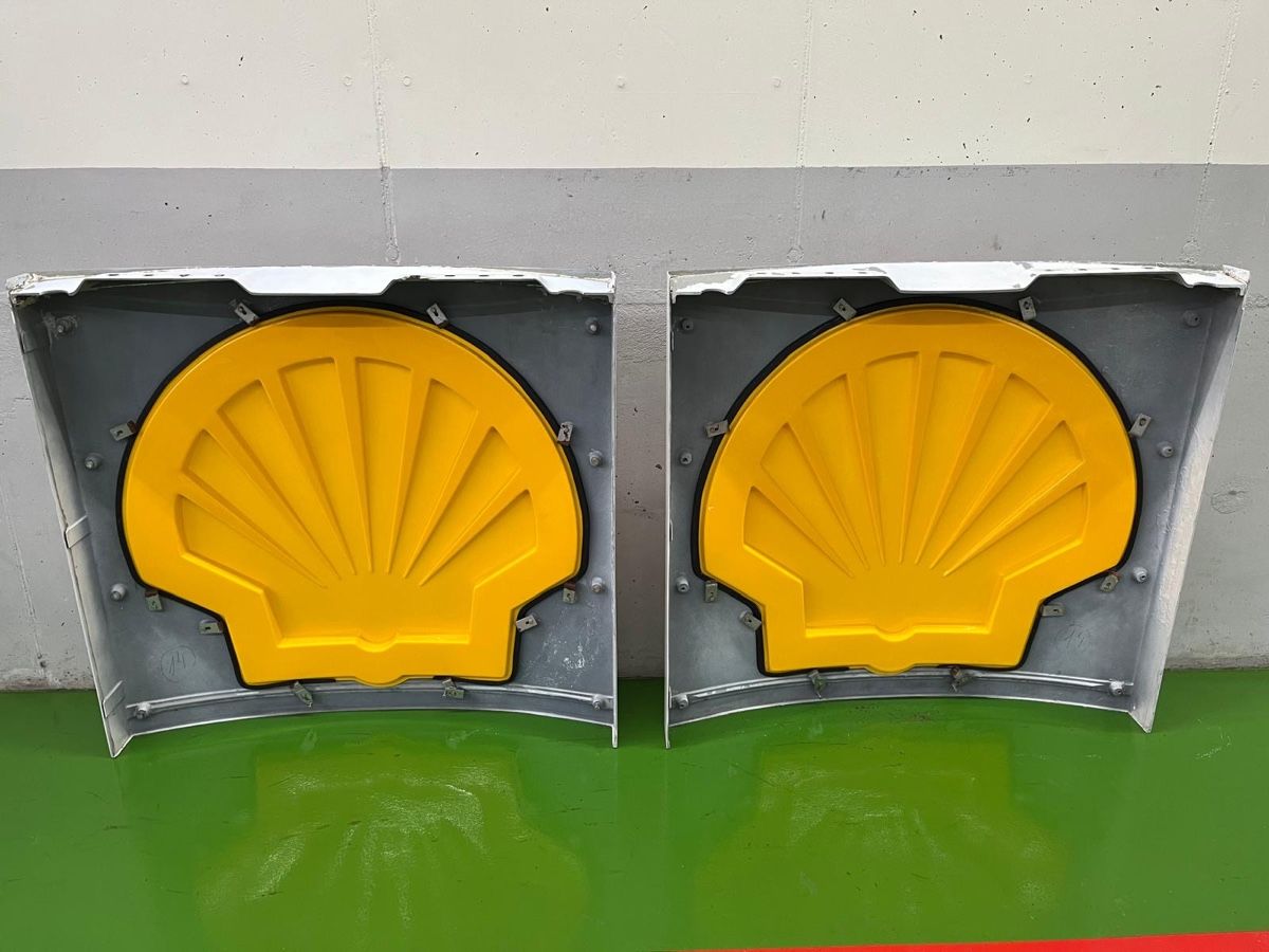 Shell Schilder: Schild Shell – Gebraucht aus Pfaffnau von Galini75 1