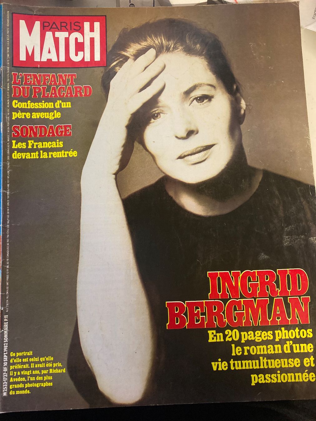 Zeitschriften & Magazine: Paris Match - Ingrid Bergman & Lana Turner – Gebraucht aus Le Brassus von cinema13