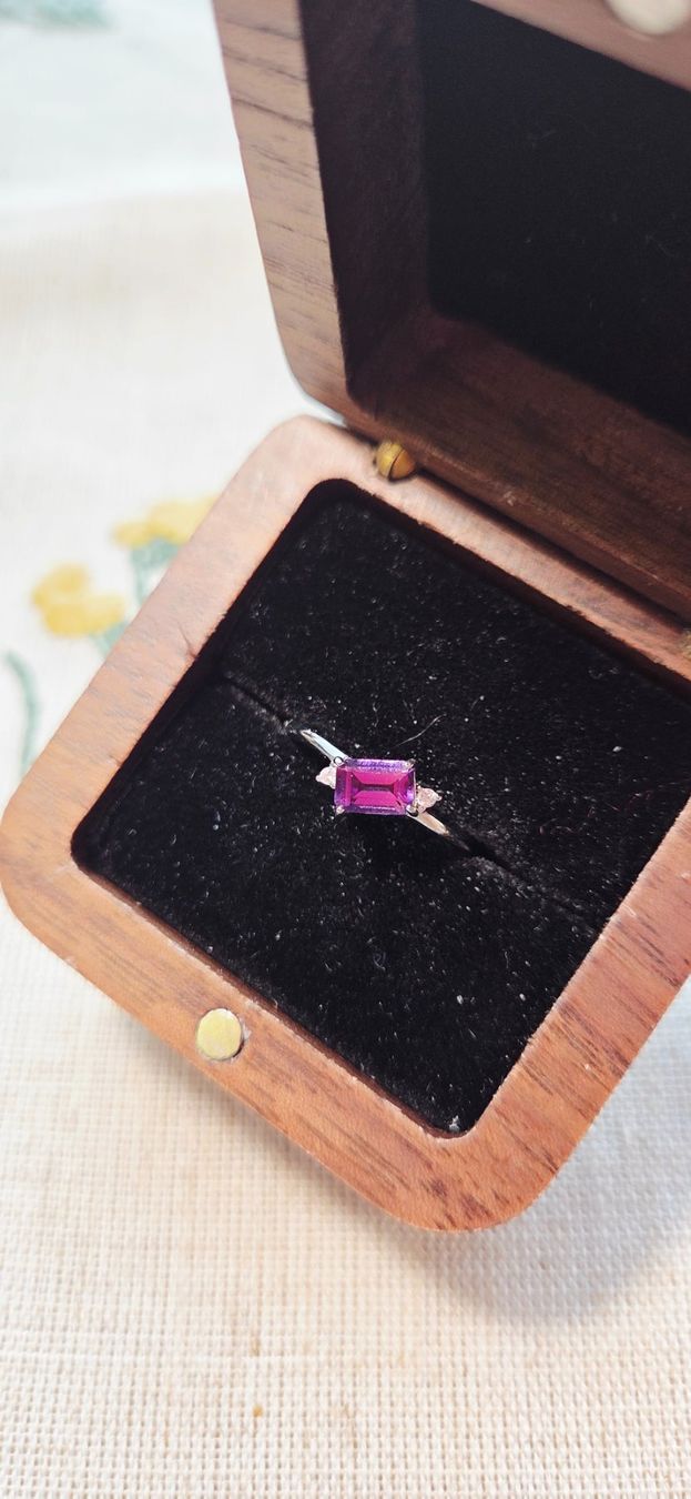 Anelli: NEW - S925 Amethyst Ring (Adjustable) – Nuovo (secondo la descrizione) da Zürich venduto da cin_wcf6 3