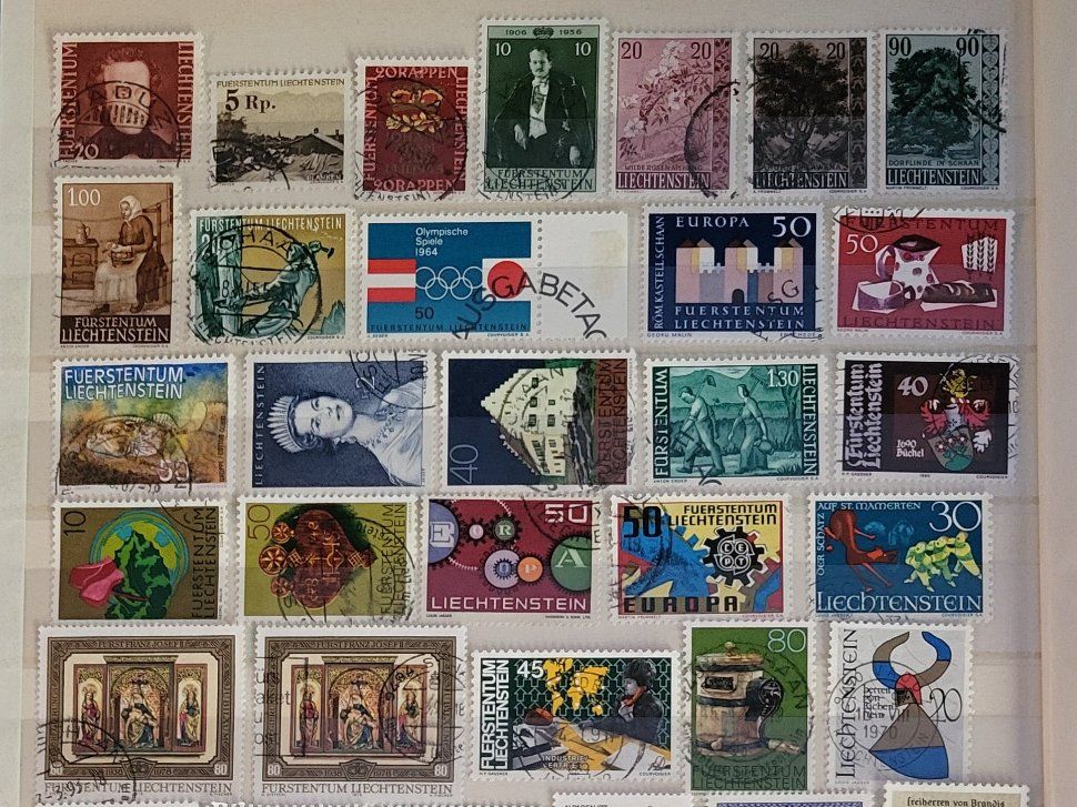 Alle Briefmarken: Liechtenstein, Lot – Gebraucht aus Castione von Rx-stamps 1