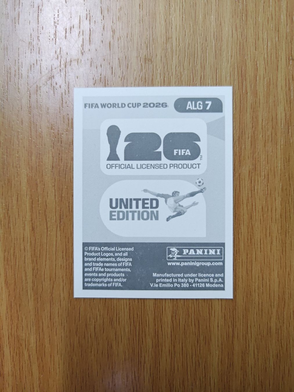 Panini Carte collezionabili: Panini WM 2026 Sticker - ALG 7 – Usato da Hochdorf venduto da all_u_want 1