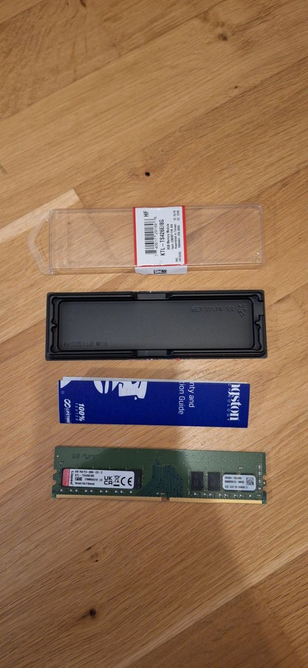 Kingston Memoria / RAM: 8GB DDR4 ECC RAM Kingston 2666MHZ – Usato da Stein AG venduto da dan_zs8w 4