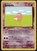 Slowpoke 55/62 Fossil 1st Edition