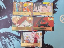 10x Naruto Mythos TCG - Missionen First Ed. EN