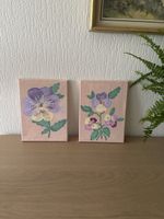 Set de deux Peintures à l’acrylique sur toile 