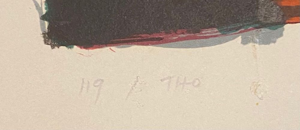 Hans FALK (1918-2002) Lithographie handsigniert 7