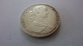 Silbermünze aus der Stadt Frankfurt : Vereinstaler 1860 , ss