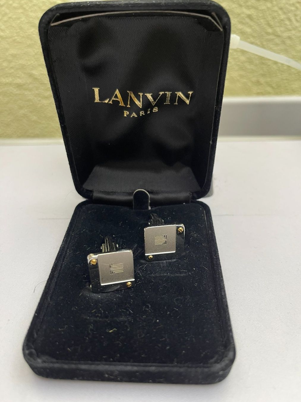 Lanvin Boutons de manchette: LANVIN Paris, Manschettenknöpfe – D'occasion à Frenkendorf par Yard-Sale-2000 1