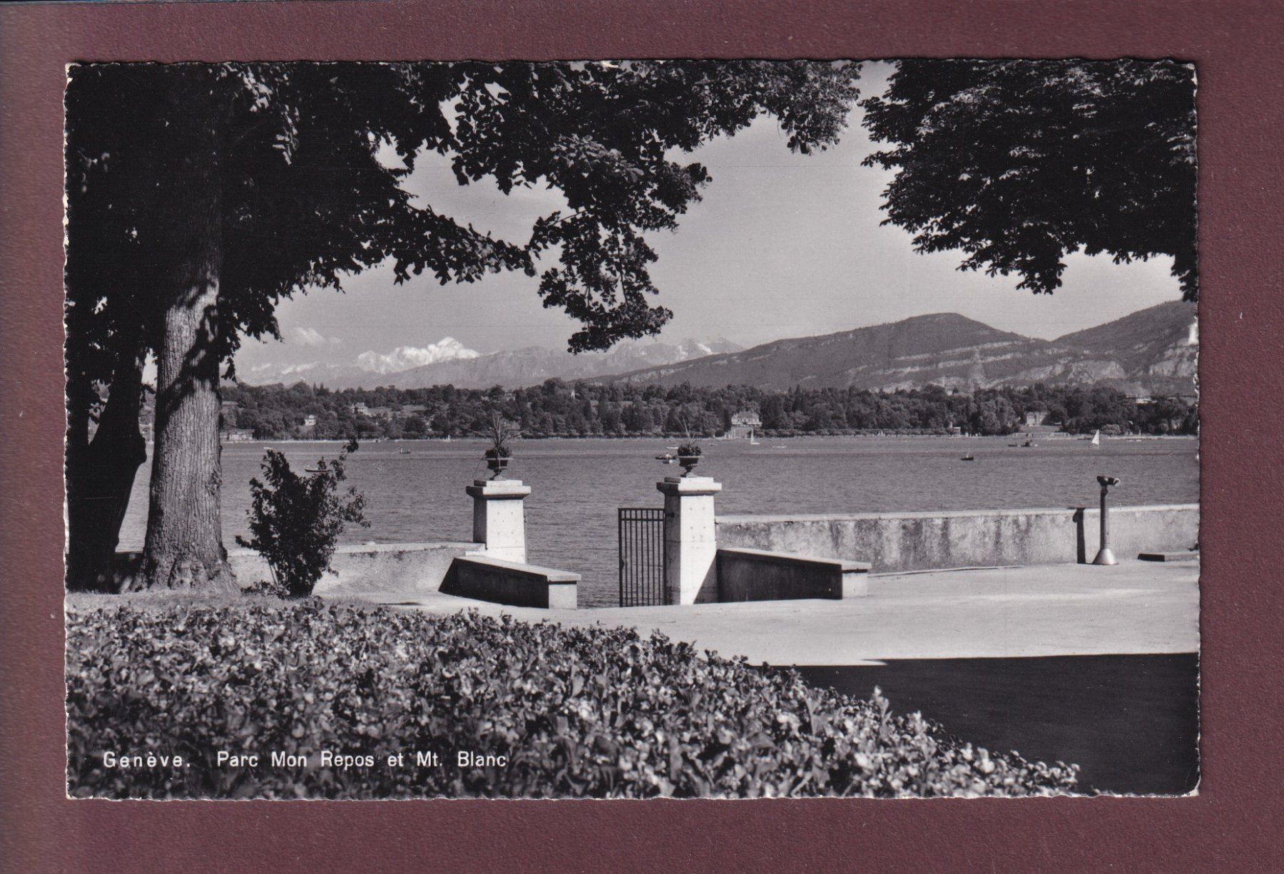 Cartoline postali: GENEVE - Parc Mon Repos – Usato da Pully venduto da nicecards