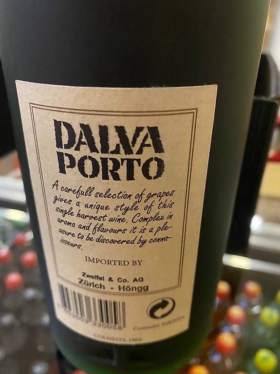 Vins: portwein 1966 dalva colheita – D'occasion à Wettingen par GMB1 1
