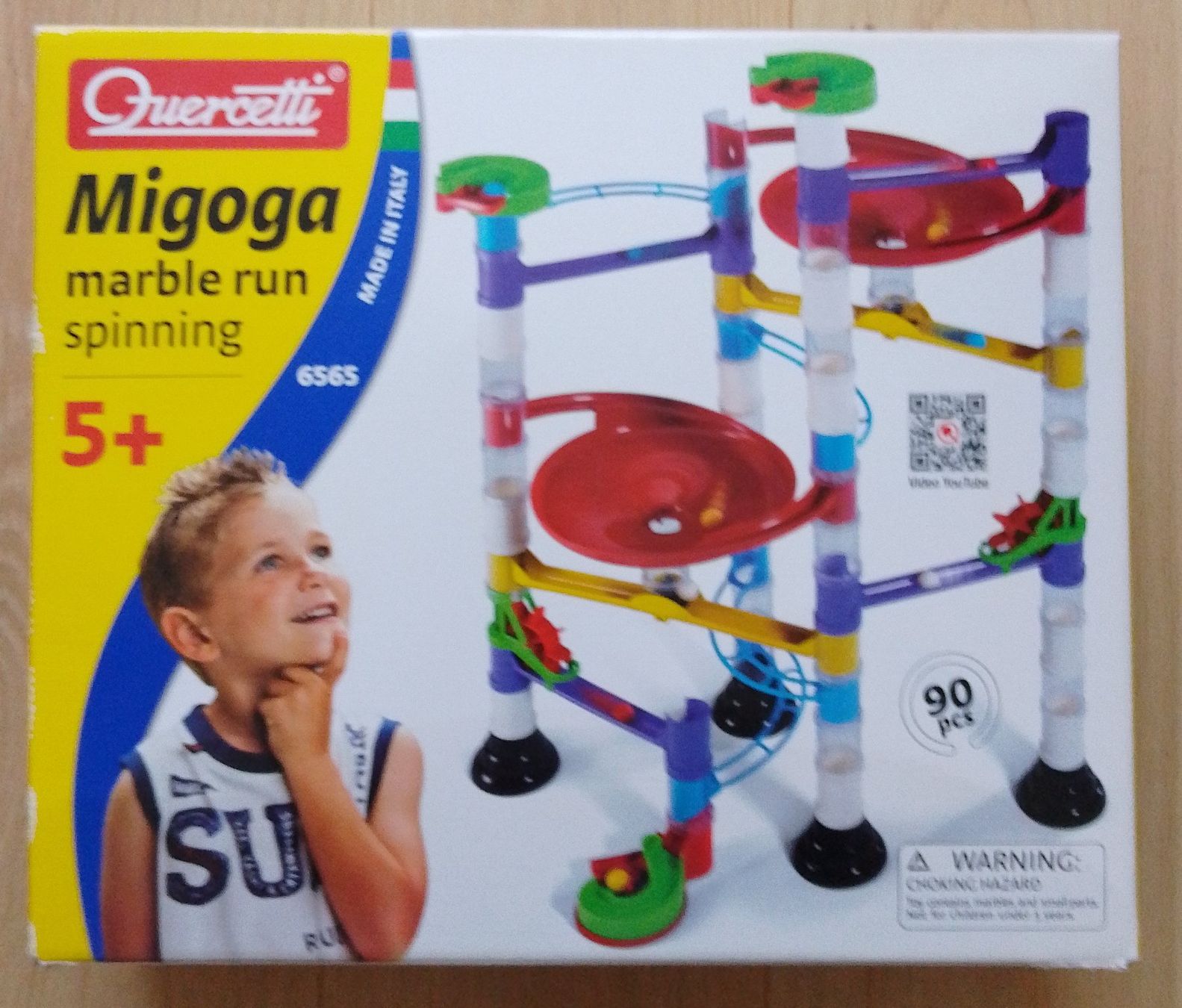 Spielzeuge: Kugelbahn Bauset Quercetti ca. 90 Teile ab 5+ – Gebraucht aus Wohlen AG von salamanderspielwaren