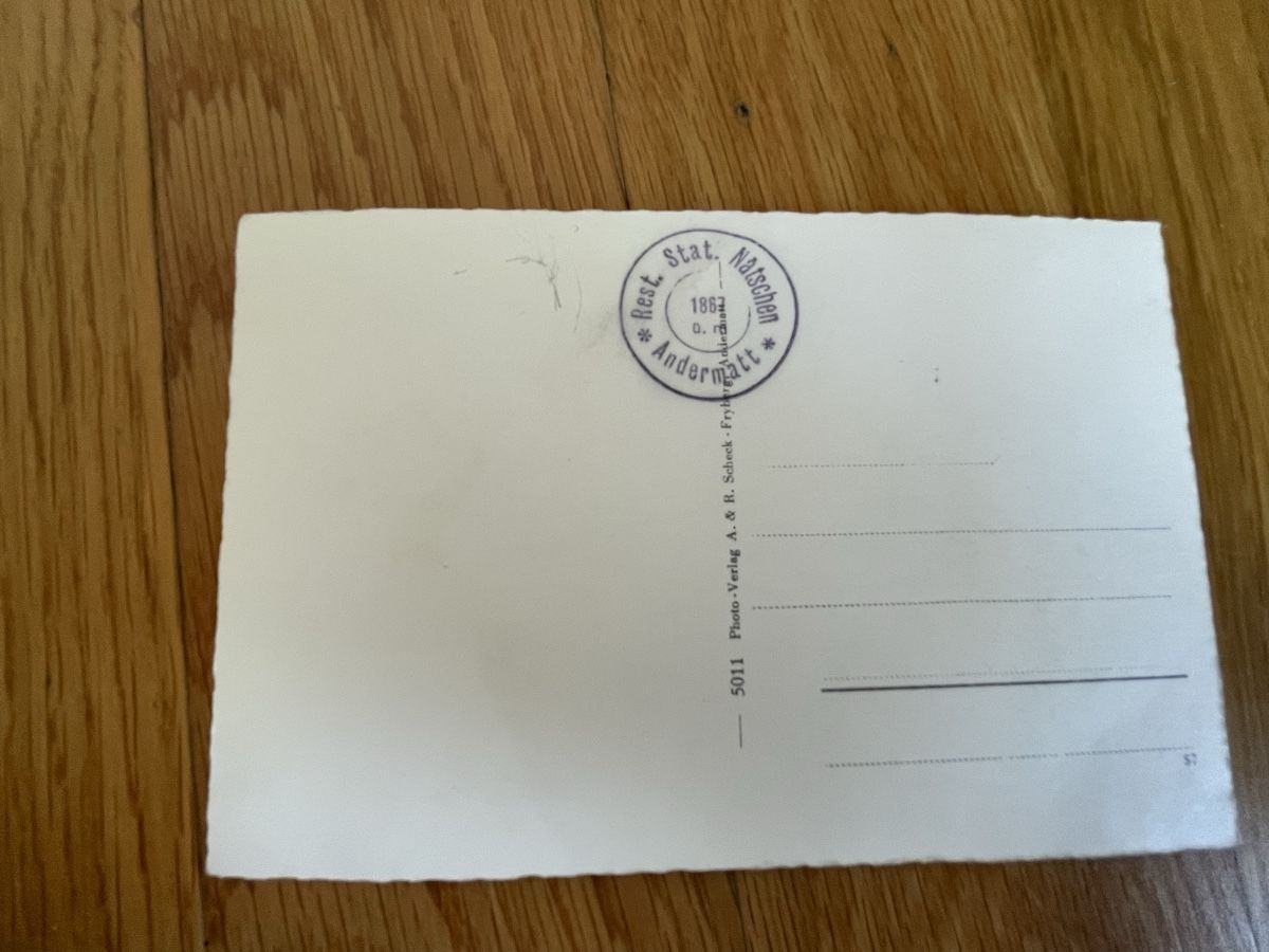 Cartoline postali: Ansichtskarte Andermatt Winterlandschaft mit Zug – Nuovo (secondo la descrizione) da Zürich venduto da Sansol79 2