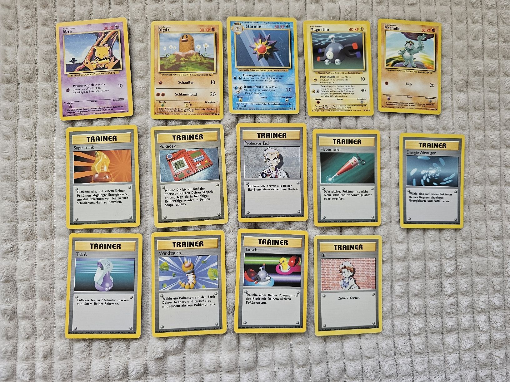 Pokémon Carte collezionabili: Pokemon Karten Sammlung Base Set DE Vintage 35 stk. mit Rare – Usato da oberbuchsiten venduto da thug4 2