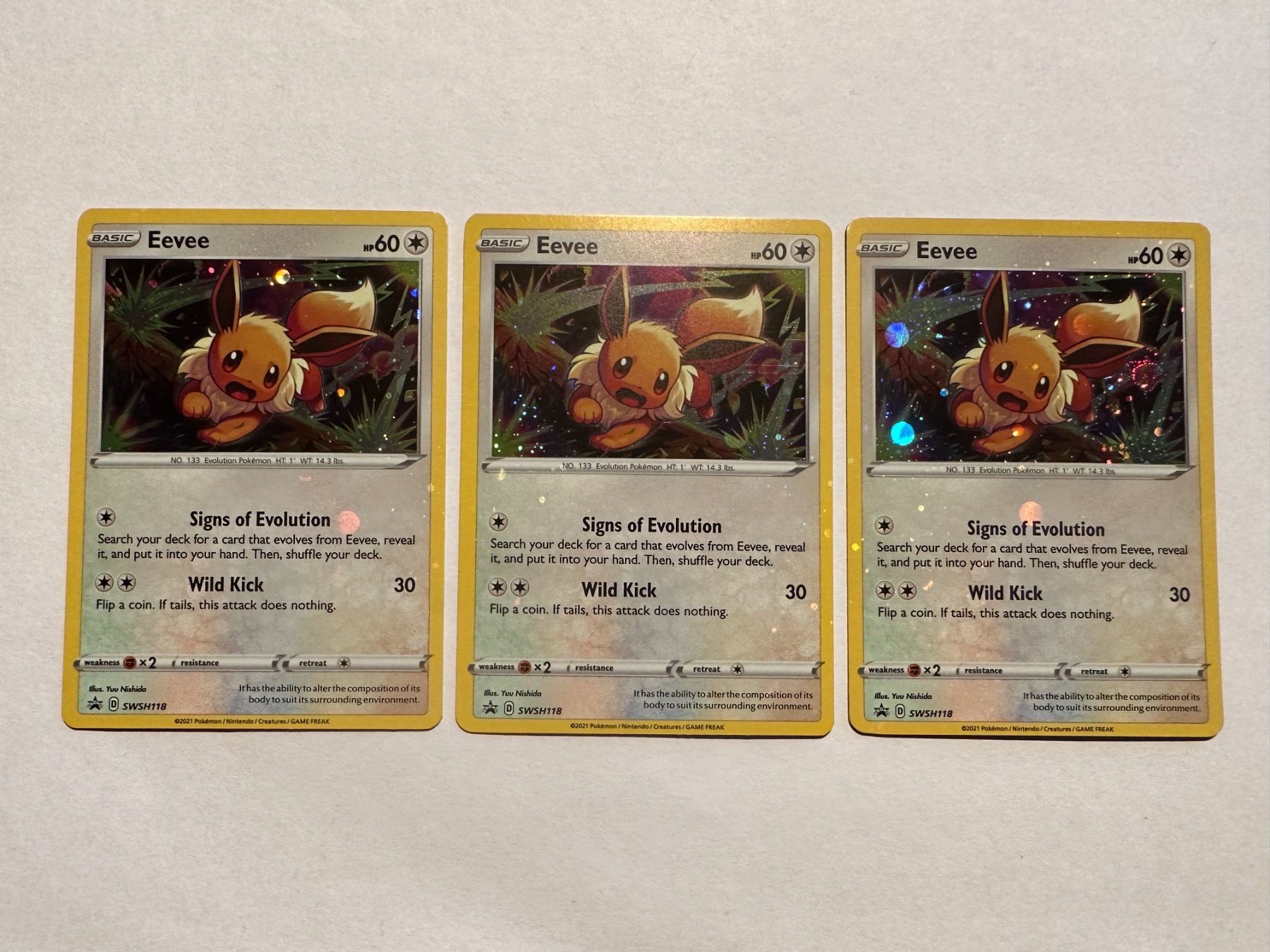 Pokémon Carte collezionabili: Eevee holo bleed SWSH Promo Set EN – Usato da Hagendorn venduto da Pokecollectorch 4
