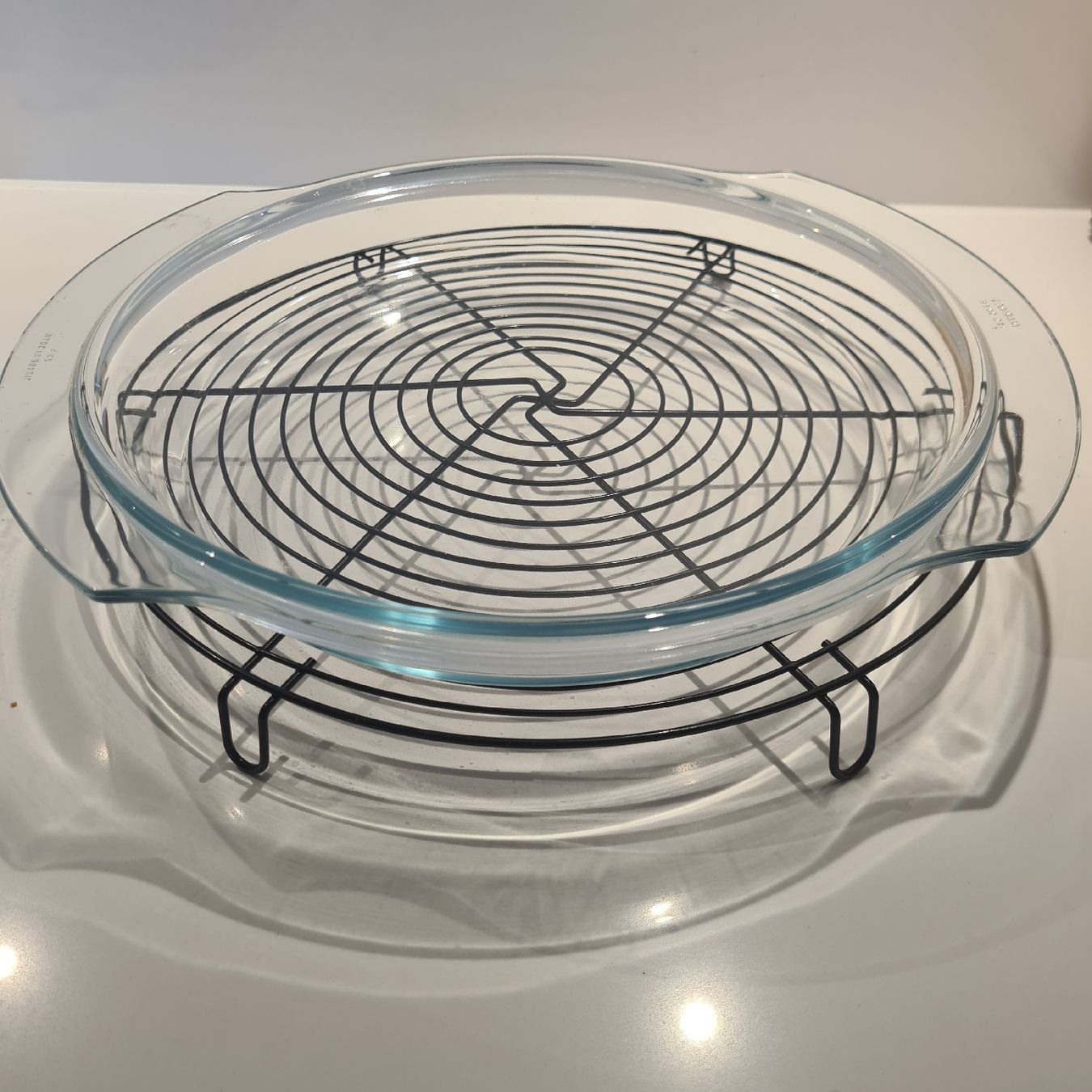 Padelle: Glasbräter rund Durchmesser 28 cm – Usato da Steinen venduto da turbogeiss99