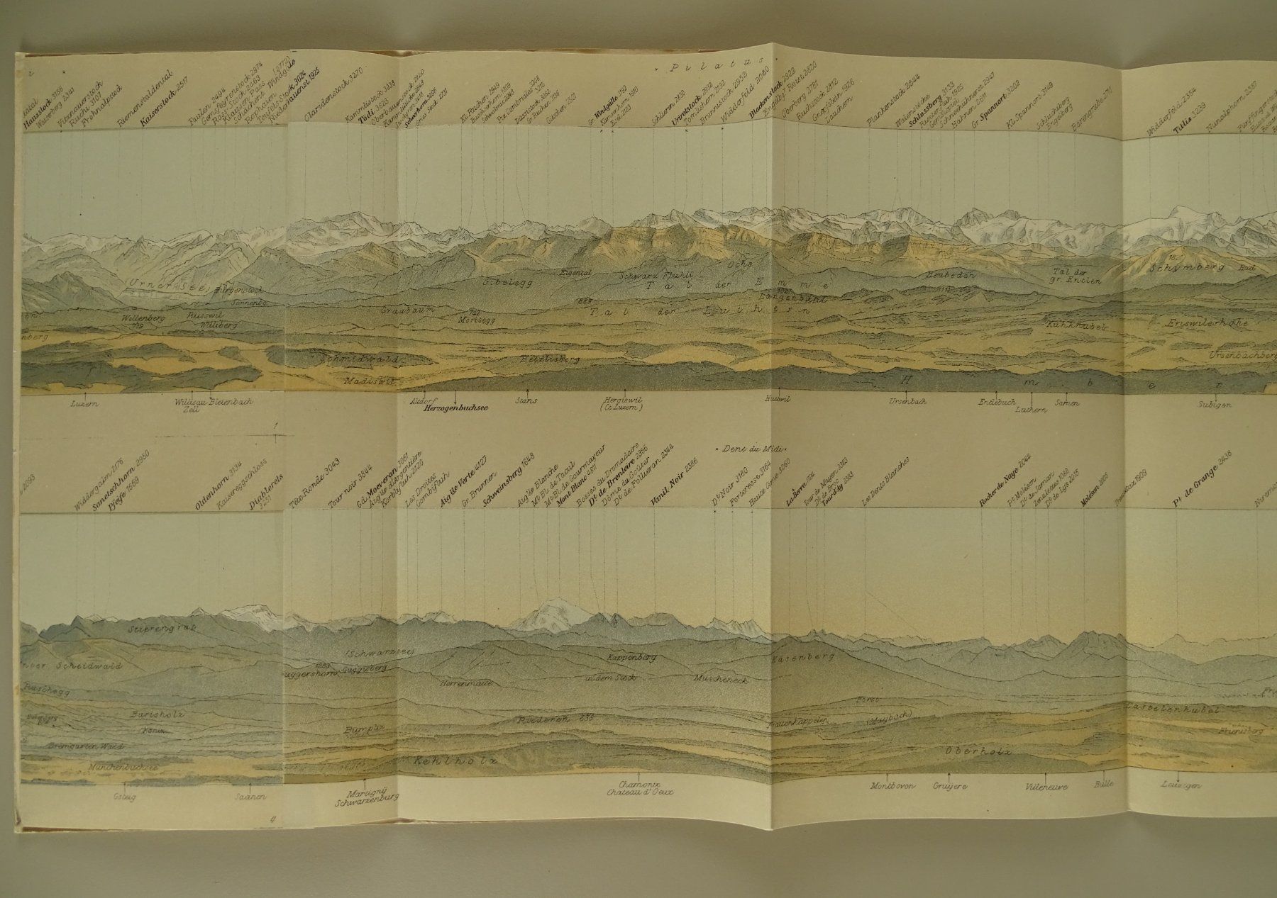 Incisioni: PANORAMA VOM WEISSENSTEIN 1904 – Usato da Grüningen venduto da Kartensammler 3