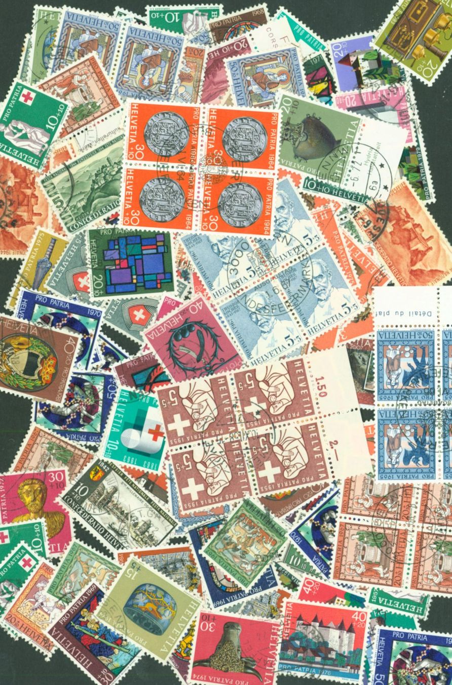 Alle Briefmarken: Pro Patria Doubletten gestempelt (C271) – Neu (gemäss Beschreibung) aus Seuzach von Philahits 1