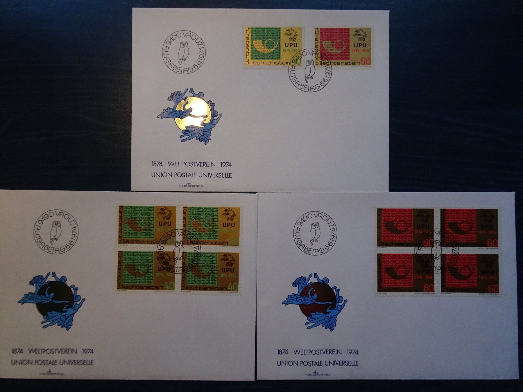 Tous les timbres: FDC 1974 – Neuf (Voir description) à Aadorf par Chnorli-Furz