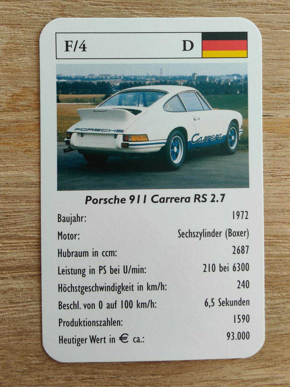 Spiele: Quartett Autos der 70er – Gebraucht aus Zuzwil SG von Atalanta75 3