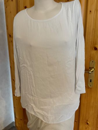Weisses Bluse Gr. 40 stylisch!