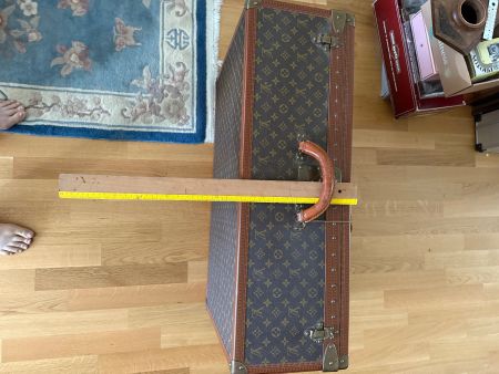Malle  valise Louis Vuitton monogramme grand format