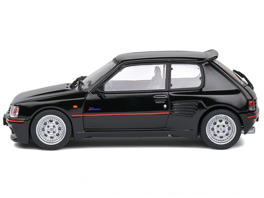 PEUGEOT 205 GTI DIMMA BODYKIT BLACK 1:43 SOLIDO (Neu und