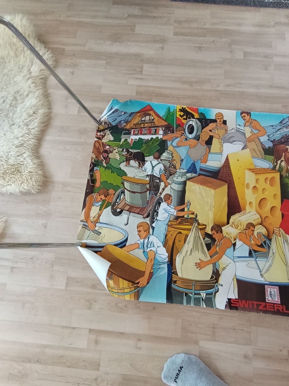 Foto & Immagini: 1975 Schweizer Käse Poster 3,5 Meter lang – Usato da Wil SG venduto da Donaldus 7