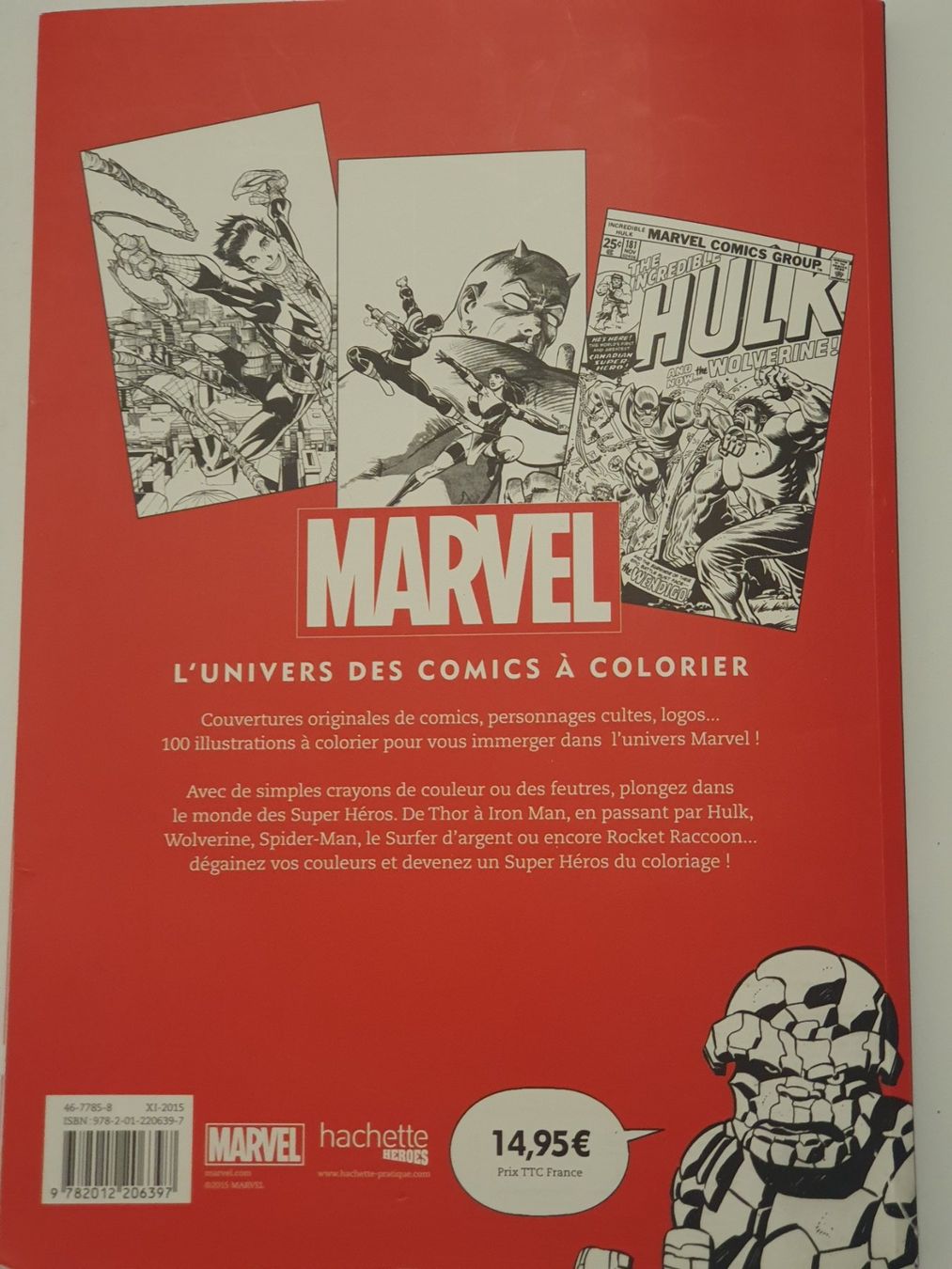 Fumetti: MARVEL Comics / Malbuch 2015 à colorier #L – Usato da Oberdorf BL venduto da BaldenEagle 6