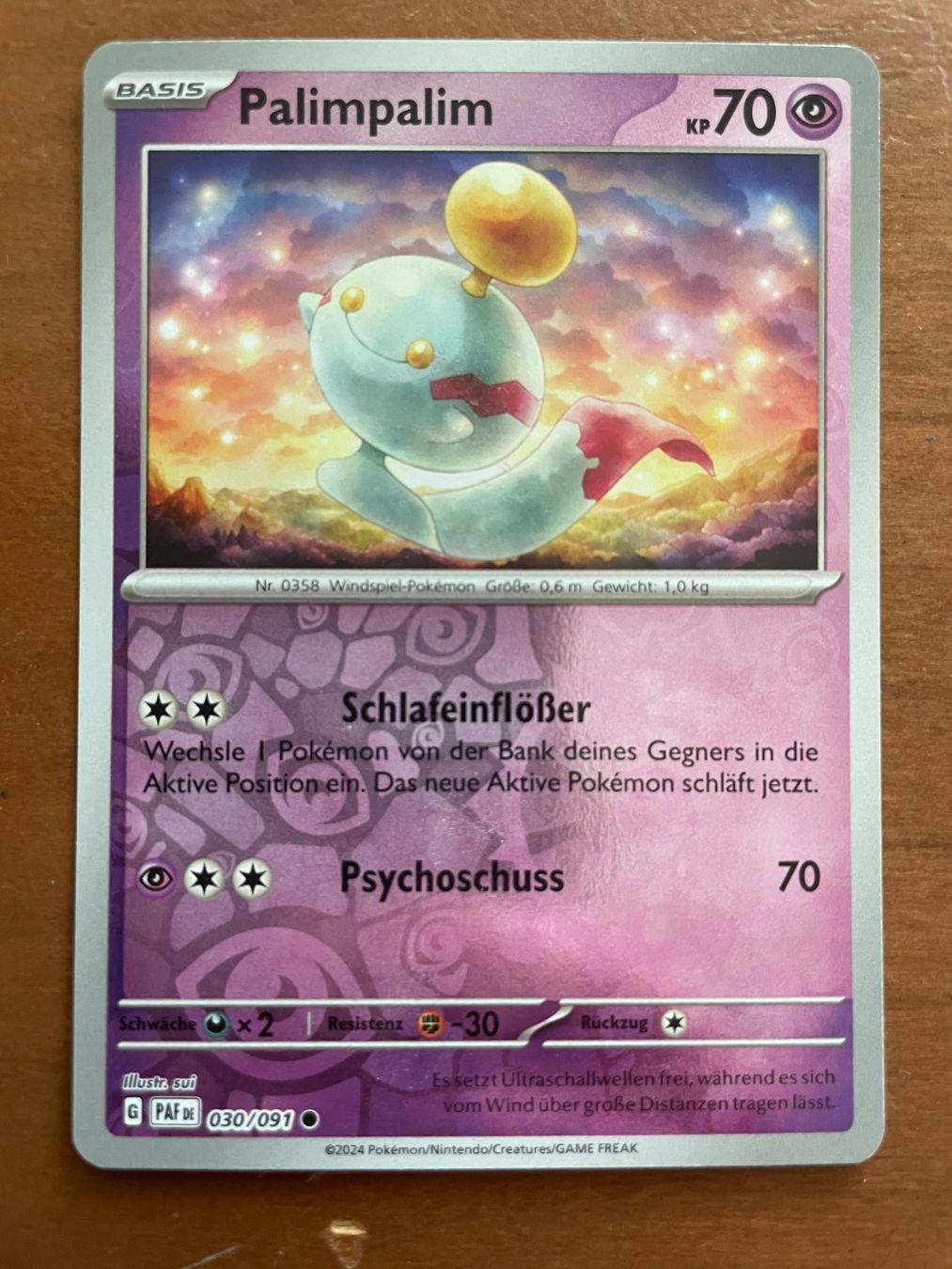 Pokémon Carte collezionabili: Pokemon Palimpalim Reverse (Versand gratis) – Nuovo (secondo la descrizione) da Chur venduto da Angerson