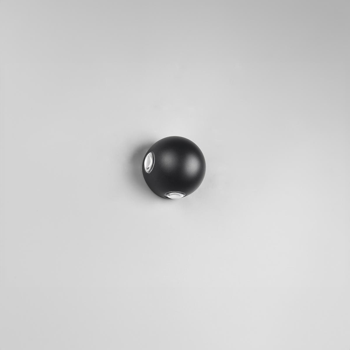 Lampade: LED Aussen Wandleuchte, Schwarz, 10 cm Ø – Nuovo (secondo la descrizione) da Kreuzlingen venduto da Smart-Light 5