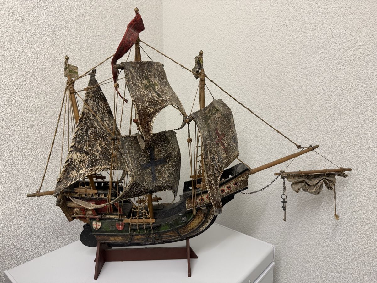 Kit di modellismo & Modellini statici: Schiffsmodell Segelschiff Modell Schiff Santa Maria – Usato da Goldach venduto da Messerguru 4