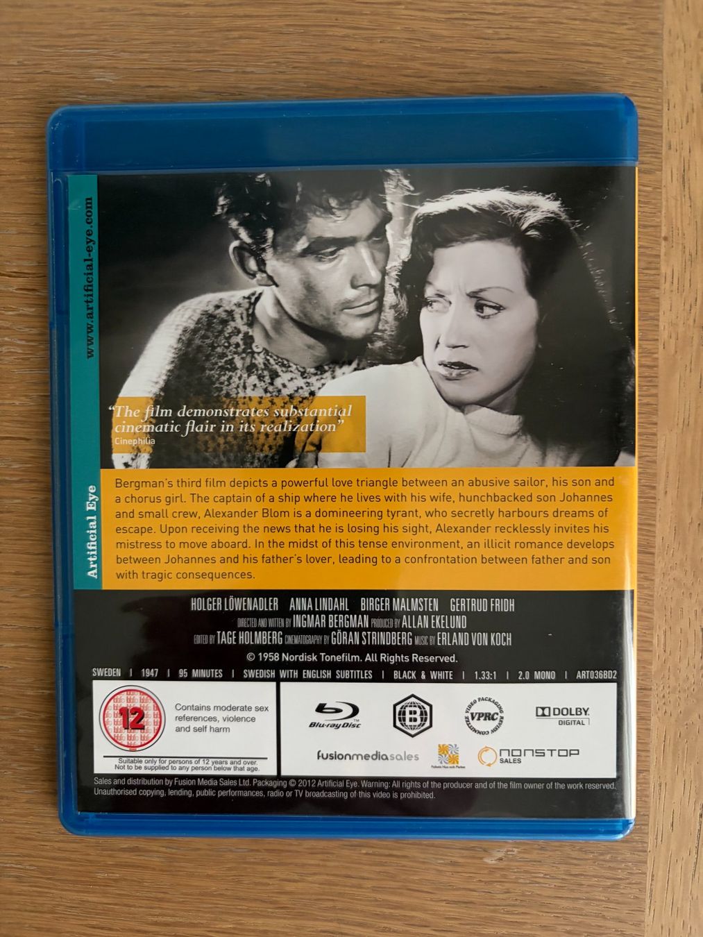 Tutti i DVDs: BLU RAY A SHIP BOUND FOR INDIA BERGMAN – Usato da Geneve venduto da tigre69 1