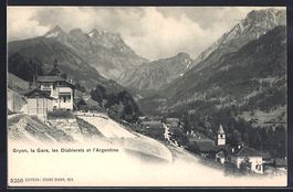 Gryon, la Gare, les Diablerets et l'Arge