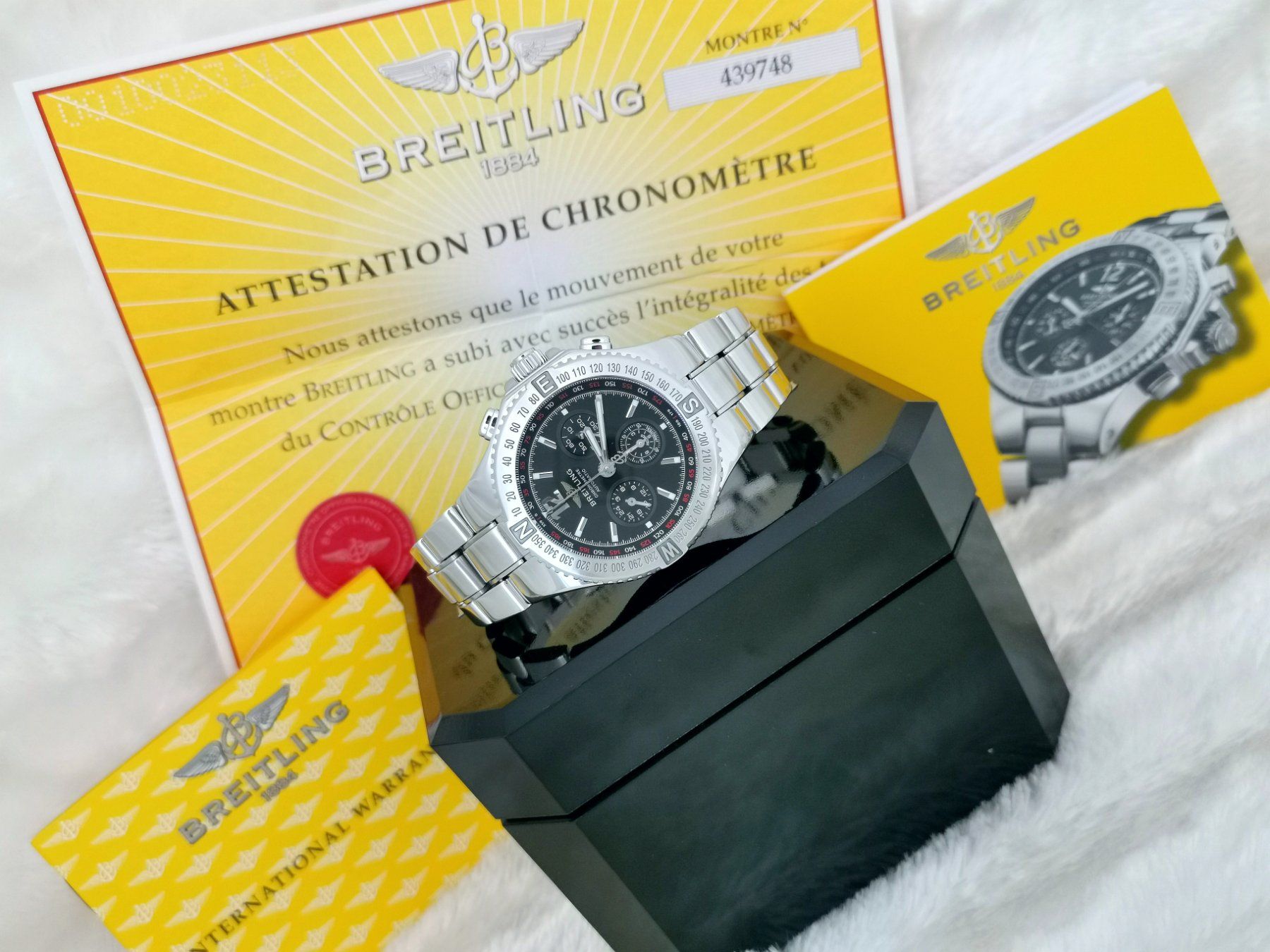 Breitling Orologi: Breitling Hercules neuwertig Full Set ref.A39362 – Nuovo (secondo la descrizione) da Nottwil venduto da Kaufen003 6