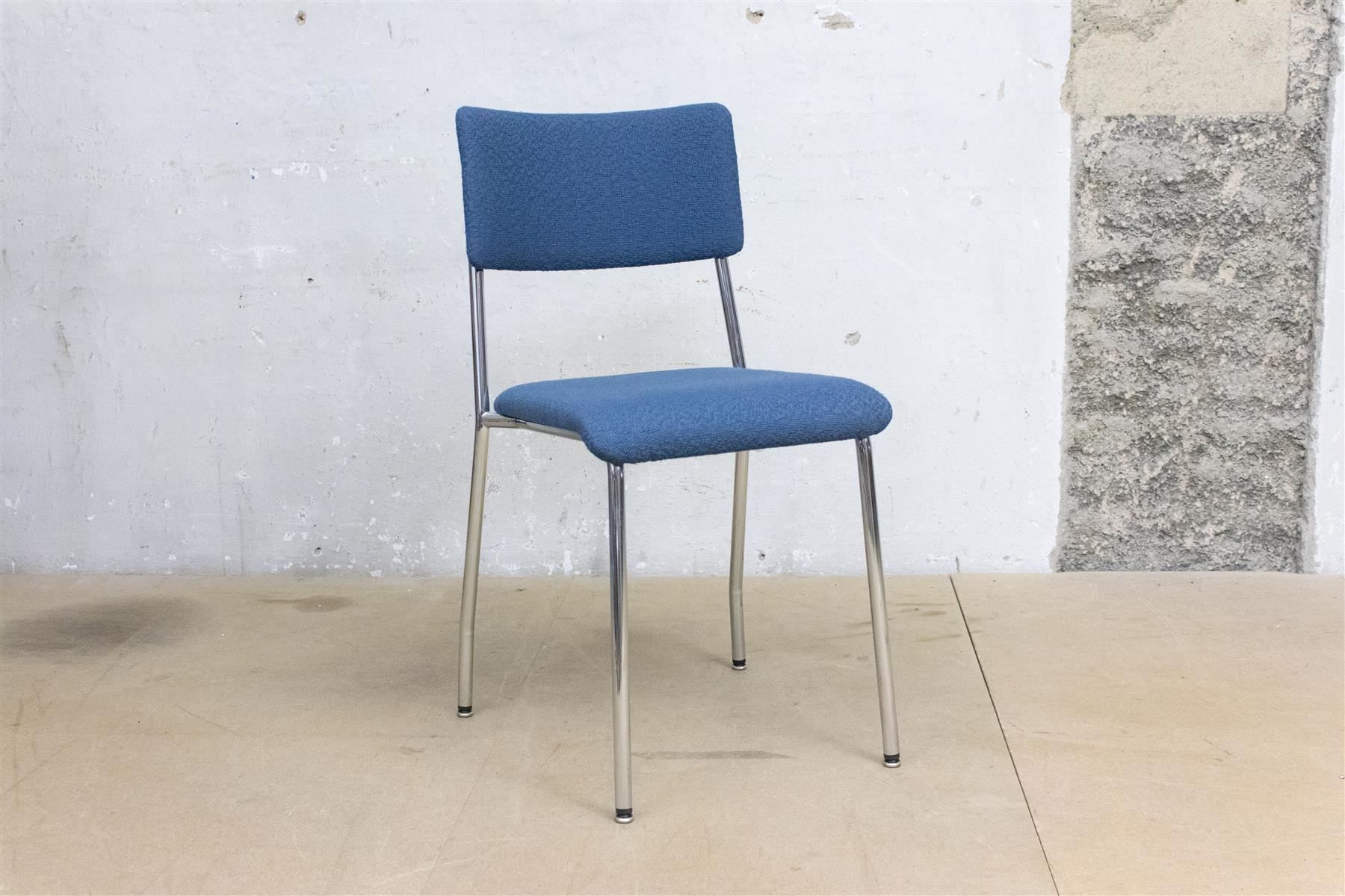 Horgen Glarus Stühle: Horgenglarus Stuhl Forum II blauer Stoff – Gebraucht aus Zürich von ZuercherBrockenhaus