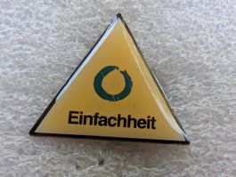 Ansteckpin 87: Einfachheit