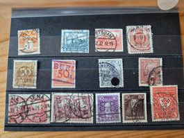 Briefmarken Perfin oder schöner STempel Karte E2 gem.Bild