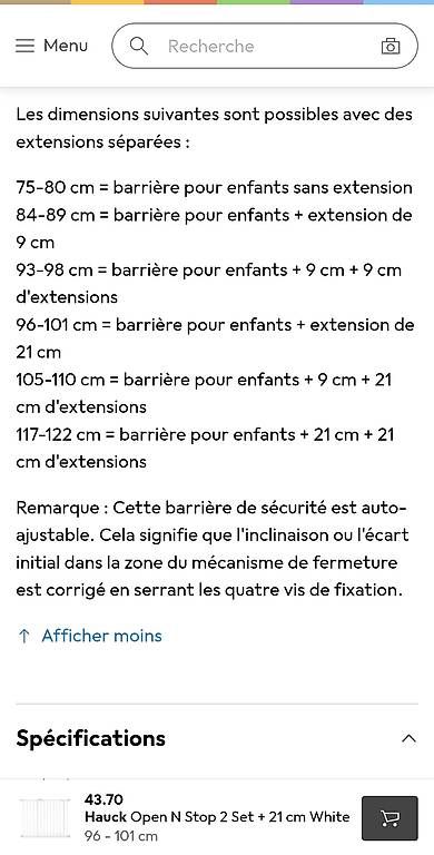 Treppen: Barrières de sécurité escalier – Gebraucht aus Thônex von georgeslepoulet 2