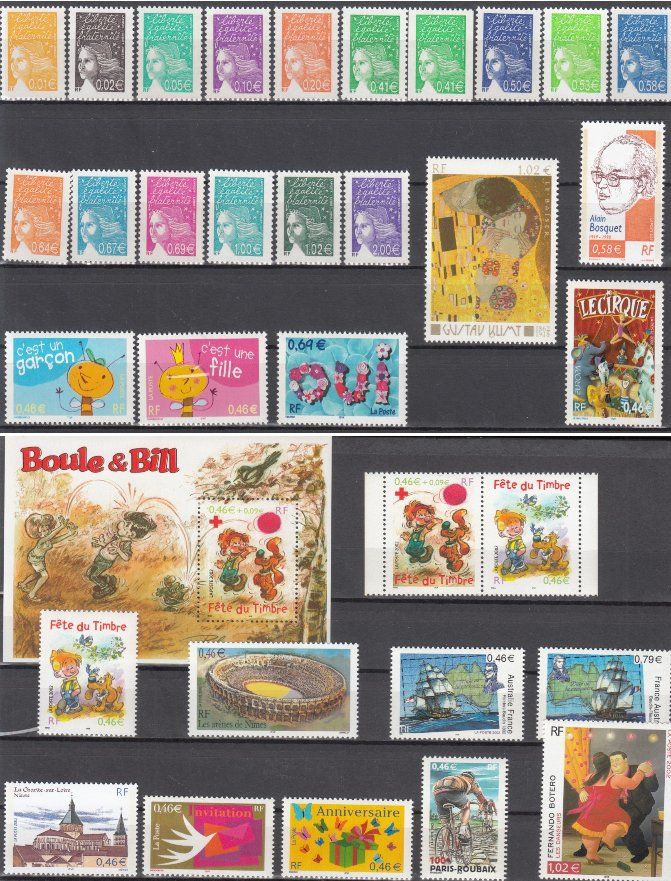 Tutti i francobolli: Frankreich 2002 postfrisch – Usato da Bürglen TG venduto da StampGraf 1